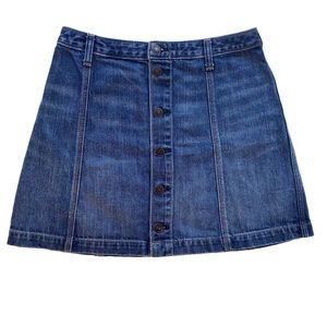 Abercrombie & Fitch Denim Jean Skirt 6